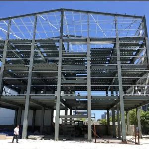 multi storey steel structure frame building